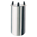 Lakeside 5007 Mobile Unheated Shielded Dish Dispenser, Round - Plate Size: 6-5/8" to 7-1/4"
