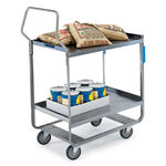 Lakeside LA4521 Stainless Steel Utility Cart (NSF) Handler Series - 700 Lb. Cap. - 2 Shelf - 18" x 27"