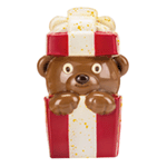 Martellato Polycarbonate 3D Chocolate Mold, Surprise Bear, 4 Cavities
