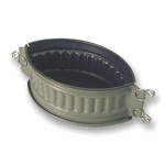 Matfer Nonstock Oval Pate Mold 8-1/4" x 5-1/2" x 3-1/2"