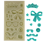O'Creme Silicone Fondant Mold, Costume