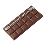 Polycarbonate Chocolate Mold Tablet 69 x 149 mm x 11 H, 3 Cavities