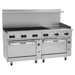 Vulcan 72CC-8B24GT Endurance Natural Gas Range 72", 8 Burners, 24" Griddle