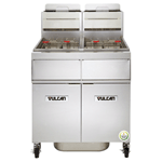 Vulcan Freestanding Natural Gas Fryer 90 lb. Oil Cap. w/ Solid State Analog Knob Control