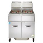 Vulcan PowerFry Natural Gas Fryer - 170 lb. Oil Cap. w/ Solid State Analog Knob Control