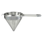 Winco China Cap Strainer Stainless Steel, Coarse Mesh, 12"