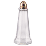 Winco G-111 Tower Salt Shaker, Gold Plated Top, 1 Oz.