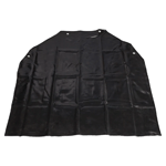 Winco Latex Bib Apron, Black, HEAVY-4.20 lbs