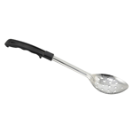 Winco Stainless Steel Perforated Basting Spoon with Stop Hook, 11"